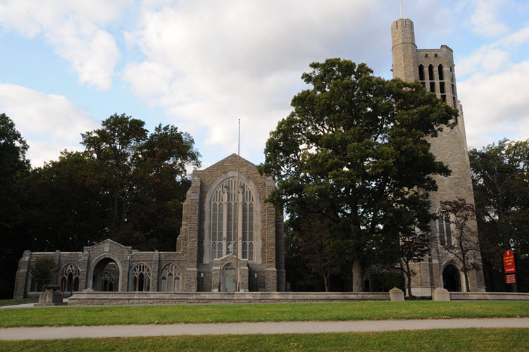 Front of Washington Memorial Chapel | Encampment Store at Valley Forge National Park